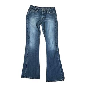 1892 Abercrombie & Fitch Jeans Blue Medium Wash Mid Rise Flare Sz 2R
